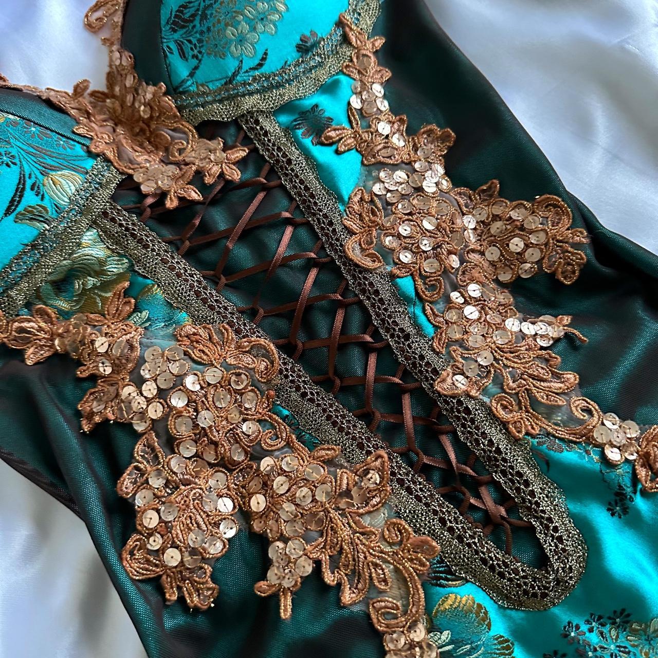 kovadresss-Turquoise Green Shiny Fashion Short/Mid-Length Chiffon Sequin Homecoming Dress Birthday Party Dress gh5008
