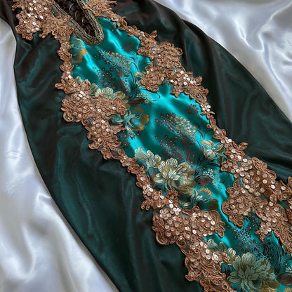 kovadresss-Turquoise Green Shiny Fashion Short/Mid-Length Chiffon Sequin Homecoming Dress Birthday Party Dress gh5008