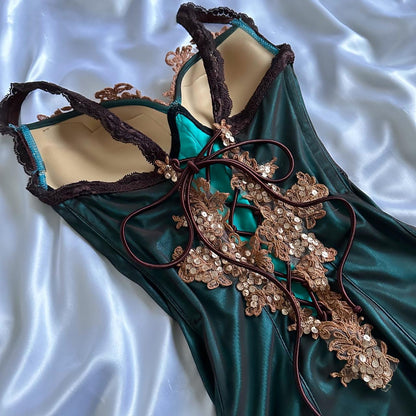 kovadresss-Turquoise Green Shiny Fashion Short/Mid-Length Chiffon Sequin Homecoming Dress Birthday Party Dress gh5008